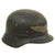 Original German WWII Luftschutz Civil Air Defense Beaded M405 Helmet with 56cm Liner - marked Q64 Original Items
