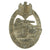 Original German WWII Silver Grade Panzer Assault Tank Badge with Interesting Catch  - Solid Version Original Items