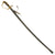 Original German WWII Officer's Lion Head Sword with Scabbard by ALCOSO of Solingen circa 1936 - 1940 Original Items