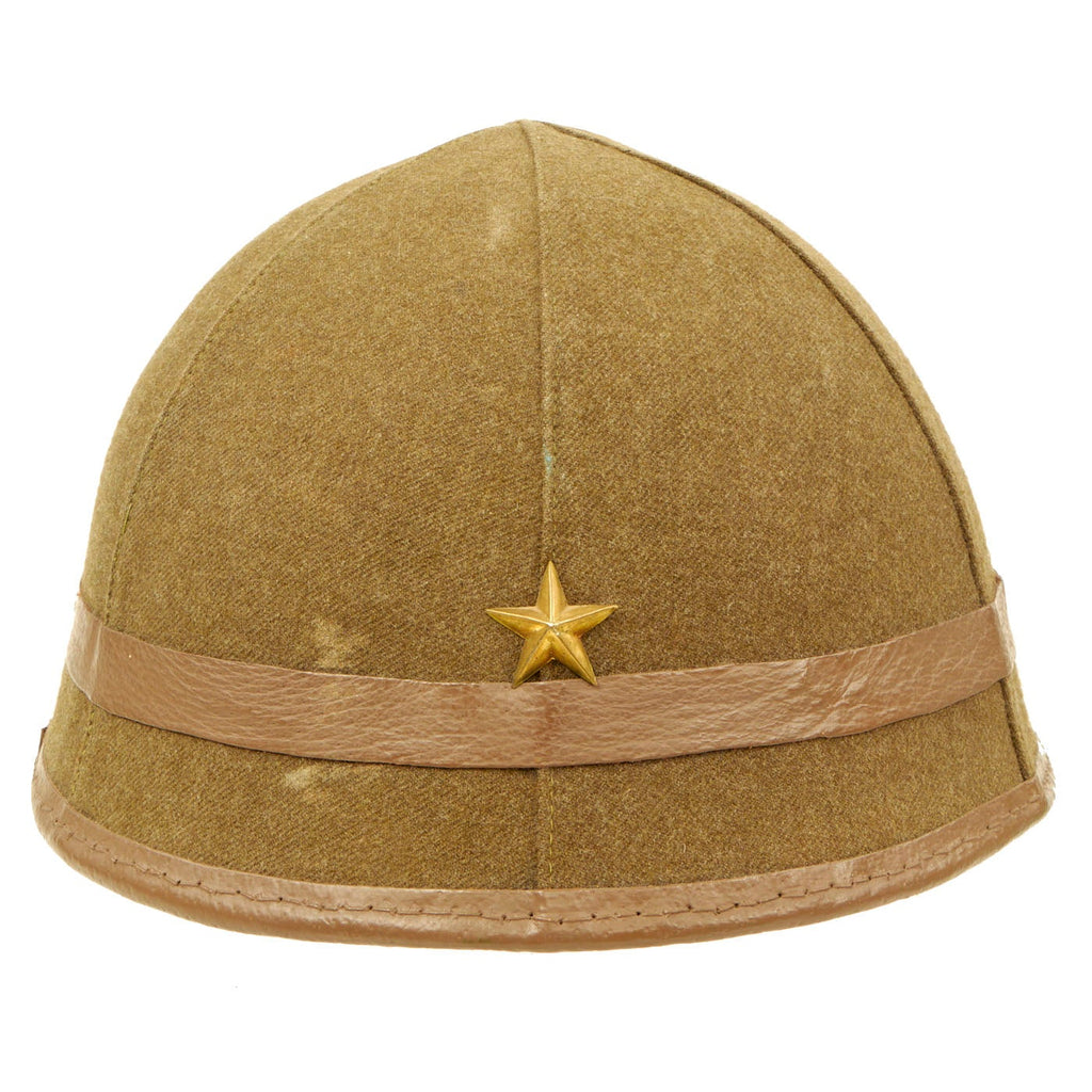 Original WWII Japanese Officer Theater Made Sun Helmet Original Items