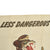 Original U.S. WWII Less Dangerous - Than Careless Talk Propaganda Poster - OWI Poster Original Items