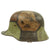 Original Imperial German WWI M16 Stahlhelm Helmet Shell with Panel Camouflage Paint - Marked SI.66 Original Items