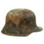 Original Imperial German WWI M16 Stahlhelm Helmet Shell with Panel Camouflage Paint - Marked SI.66 Original Items