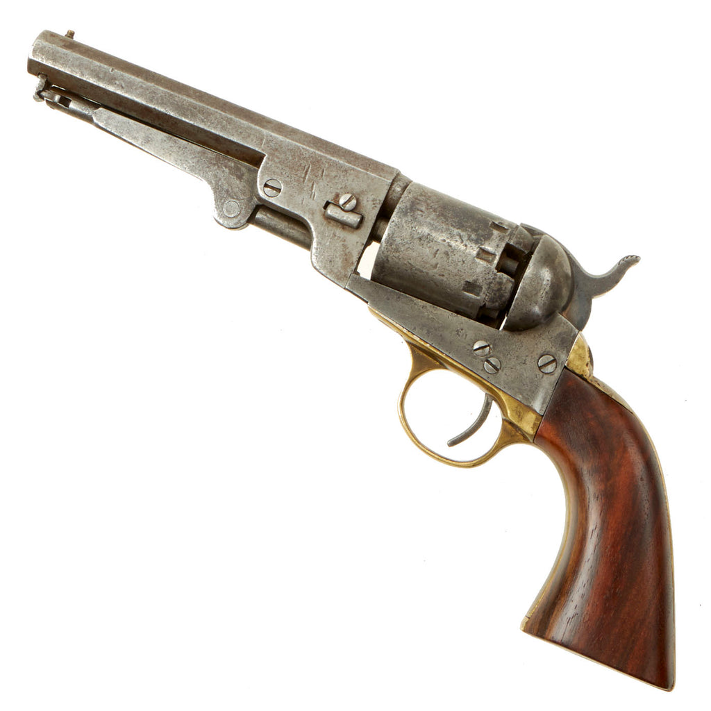 Original U.S. Civil War Era Manhattan Firearms Series IV Navy Percussion Revolver with 5" Barrel - Serial 61932 Original Items