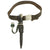 Original German WWII Army Heer NCO Belt with Pebbled Aluminum Buckle & 98k Dress Bayonet w/ NCO Troddel Original Items