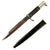 Original German WWII Army Heer NCO Belt with Pebbled Aluminum Buckle & 98k Dress Bayonet w/ NCO Troddel Original Items