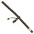 Original German WWII Army Heer NCO Belt with Pebbled Aluminum Buckle & 98k Dress Bayonet w/ NCO Troddel Original Items
