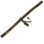 Original German WWII Army Heer NCO Belt with Pebbled Aluminum Buckle & 98k Dress Bayonet w/ NCO Troddel Original Items