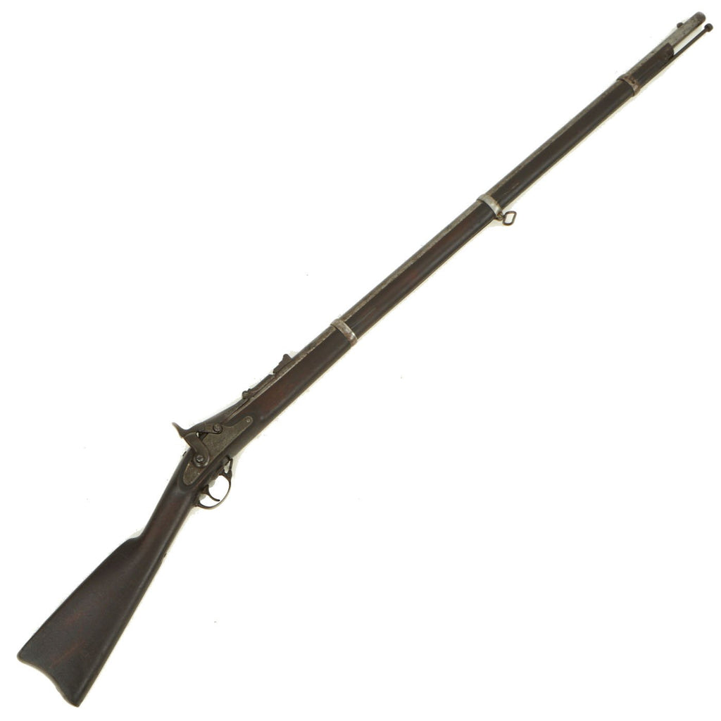 Original U.S. Civil War Springfield M-1863 Rifle Converted to M-1866 Trapdoor Using 2nd Allin System - dated 1865 Original Items