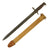Original U.S. WWI M1905 Springfield 16 inch Rifle Bayonet by Springfield Armory with M1910 Scabbard - dated 1912 Original Items