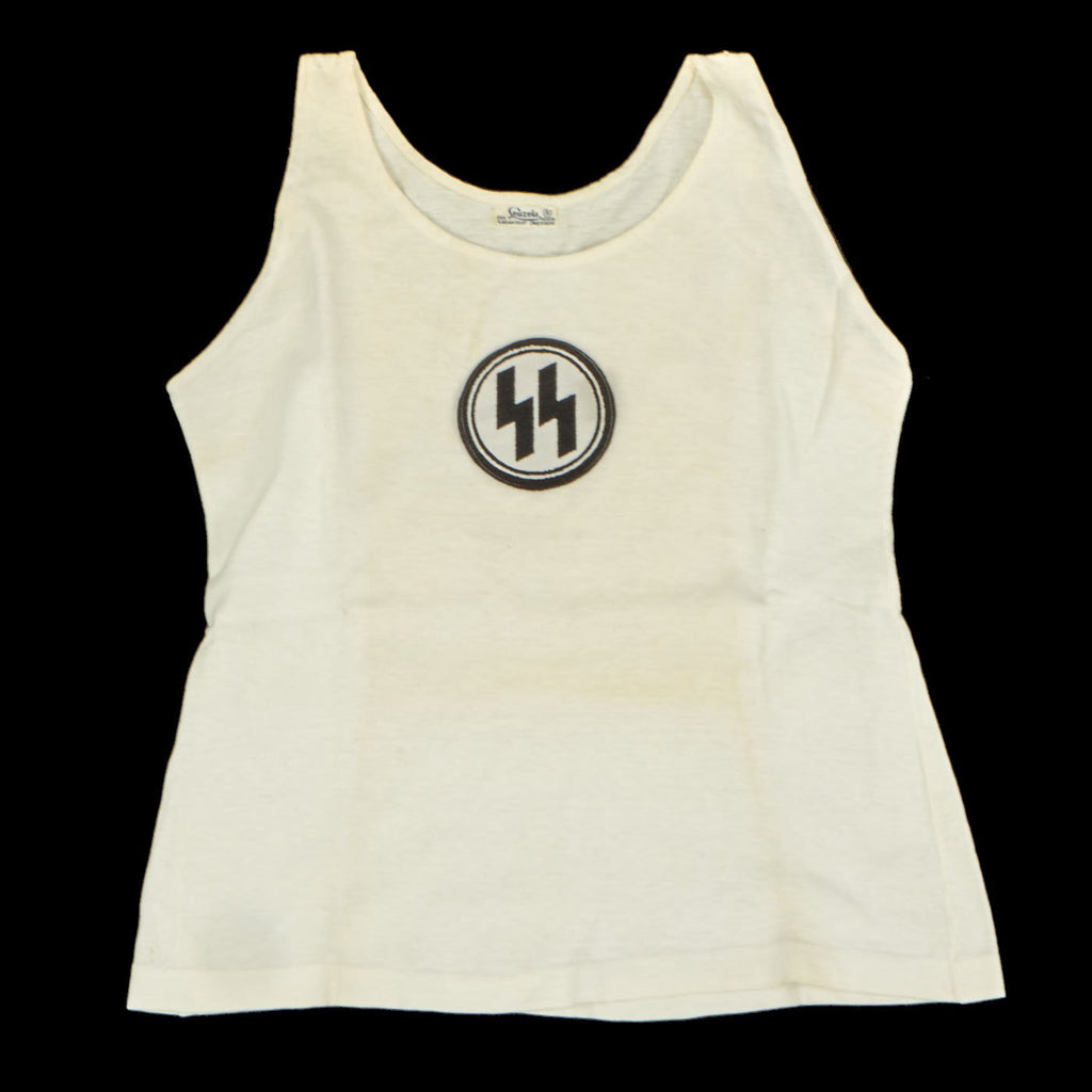 Original Rare German WWII SS M35 Sports Shirt by Leuzela in Size 5 - Schutzstaffel Original Items