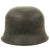 Original German WWII M34 Civic Square Dip NSDAP Double Decal Protection Police Steel Helmet - size 55 Original Items