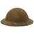 Original U.S. WWI M1917 91st Infantry Division Doughboy Helmet With Textured Paint - Wild West Division Original Items