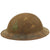 Original U.S. WWI M1917 91st Infantry Division Doughboy Helmet With Textured Paint - Wild West Division Original Items