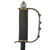 Original U.S. WWII First Pattern OSS Drop Knife with Scabbard made from Springfield Trapdoor Bayonet Original Items