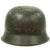 Original German WWII  NSDAP Double Decal Protection Police M34 Civic Steel Helmet Original Items