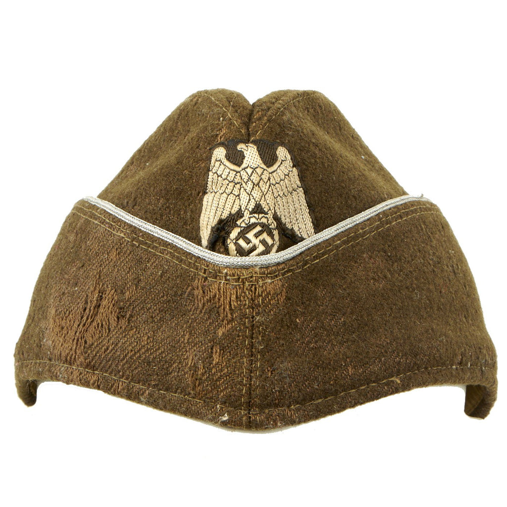 Original German WWII RMBO Ministry for Occupied Eastern Territories M38 Officer Overseas Cap - size 59 Original Items