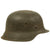 Original German WWII M42 Single Decal Army Heer Helmet with 57cm Liner - ET64 Original Items