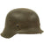 Original German WWII M42 Single Decal Army Heer Helmet with 57cm Liner - ET64 Original Items