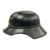 Original German WWII M38 Luftschutz Beaded Gladiator Air Defense Helmet with 59cm Liner - dated 1939 Original Items