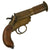 Original British WWI 1918 Dated MkIII* Webley & Scott Brass Flare Signal Pistol Serial 98988 with Replica Holster Original Items