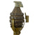 Original U.S. WWII Inert MkII Pineapple Grenade in 1945 dated M1 Rifle Grenade Adapter with M7 M1 Garand Launcher Original Items