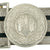 Original German WWII Heer Army Officer's Dress Brocade Belt with Buckle by F. W. Assmann & Söhne Original Items