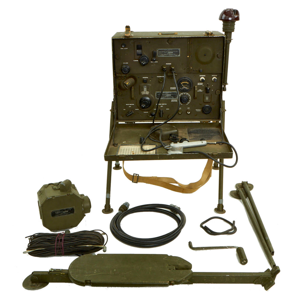 Original U.S. WWII SCR-284 Signal Corps Radio Set by Crosley - Complete Original Items
