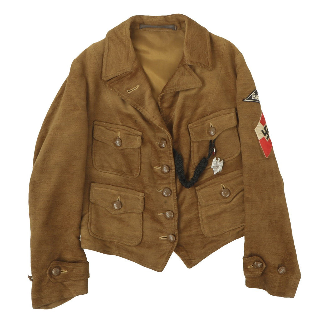 Original German WWII League of German Girls Climbing Jacket - Cologne - Aachen with RZM Tag Original Items