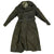 Original German WWII Luftwaffe Officer Leather Greatcoat with Removable Liner - LVA Marked Original Items