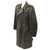 Original German WWII Tailormade Officer Black Leather Greatcoat with Epaulets - Size 42 Original Items