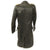 Original German WWII Tailormade Officer Black Leather Greatcoat with Epaulets - Size 42 Original Items