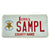 Original U.S. 21st Century Navy and Marine Corps Medal of Honor Recipient Iowa Sample License Plates - 2 Items Original Items