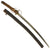 Original WWII Japanese Type 98 Shin-Gunto Handmade Katana Sword dated 1942 by MASAYUKI with Leather Covered Steel Scabbard Original Items