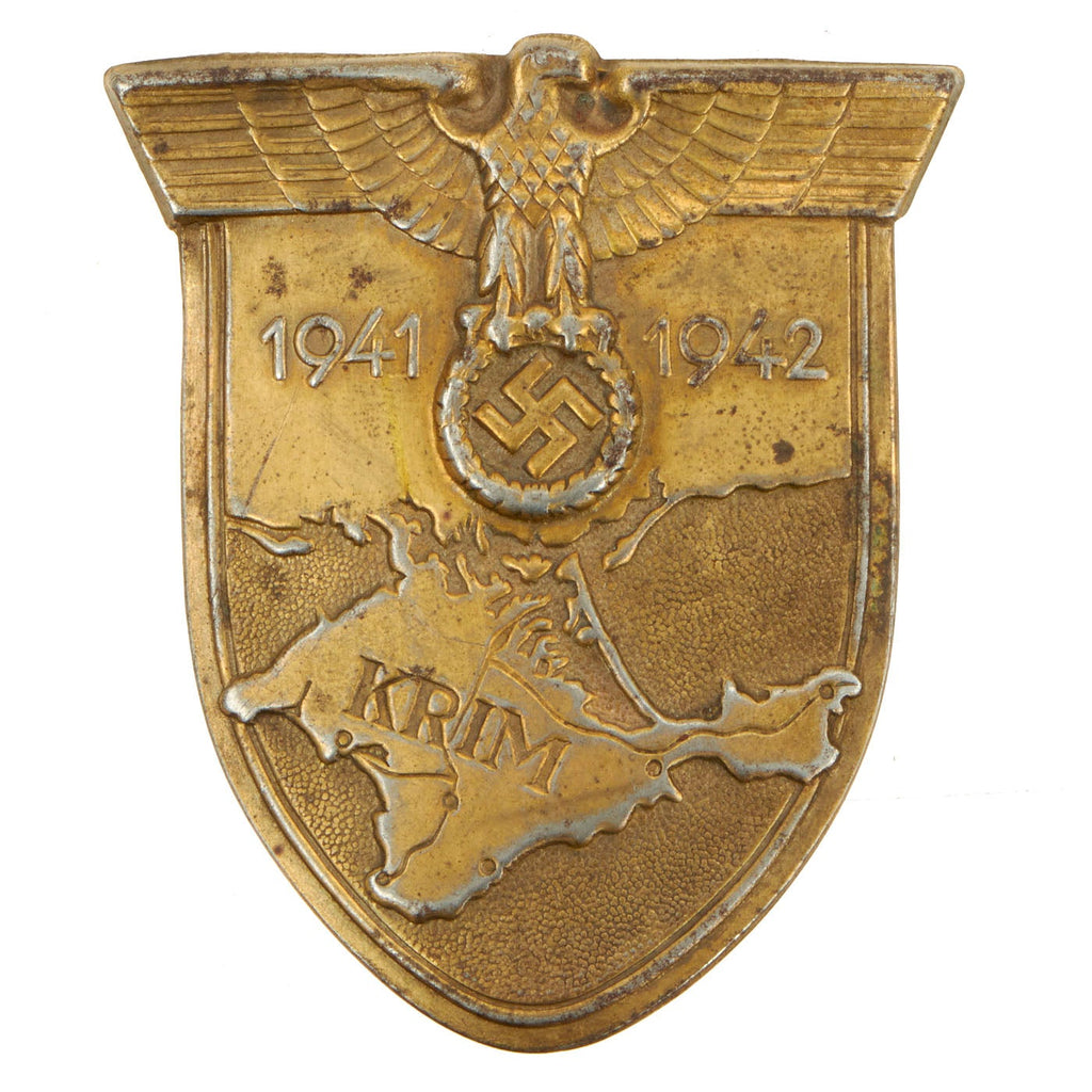 Original German WWII Crimea Krim Shield Decoration - Krimschild Original Items