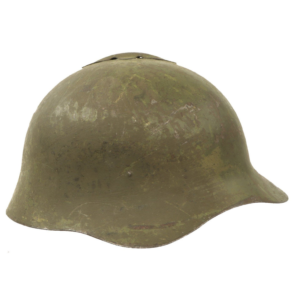 Original WWII Russian M36 Soviet SSh-36 Steel Combat Helmet with Cloth Liner - dated 1939 Original Items