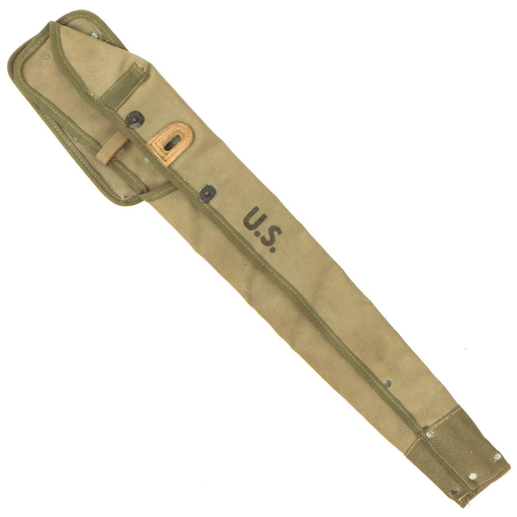 Original U.S. WWII M1 Experimental Carbine Short Hip Holster Case by Lub. Prod. Co - dated 1943 Original Items
