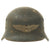 Original German WWII Early M34 Civic Square Dip Luftschutz Air Defense Steel Helmet Original Items
