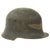 Original German WWII Early M34 Civic Square Dip Luftschutz Air Defense Steel Helmet Original Items