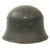 Original German WWII Early M34 Civic Square Dip Luftschutz Air Defense Steel Helmet Original Items