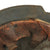 Original German WWII Early M34 Civic Square Dip Luftschutz Air Defense Steel Helmet Original Items