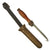 Original WWII U.S. Navy MK 5 Deep Sea Dive Knife with Brass Scabbard & Securing Strap Original Items