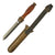 Original WWII U.S. Navy MK 5 Deep Sea Dive Knife with Brass Scabbard & Securing Strap Original Items