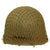 Original U.S. WWII 1943 M1 Schlueter Fixed Bale Helmet with Westinghouse Liner and Net Original Items