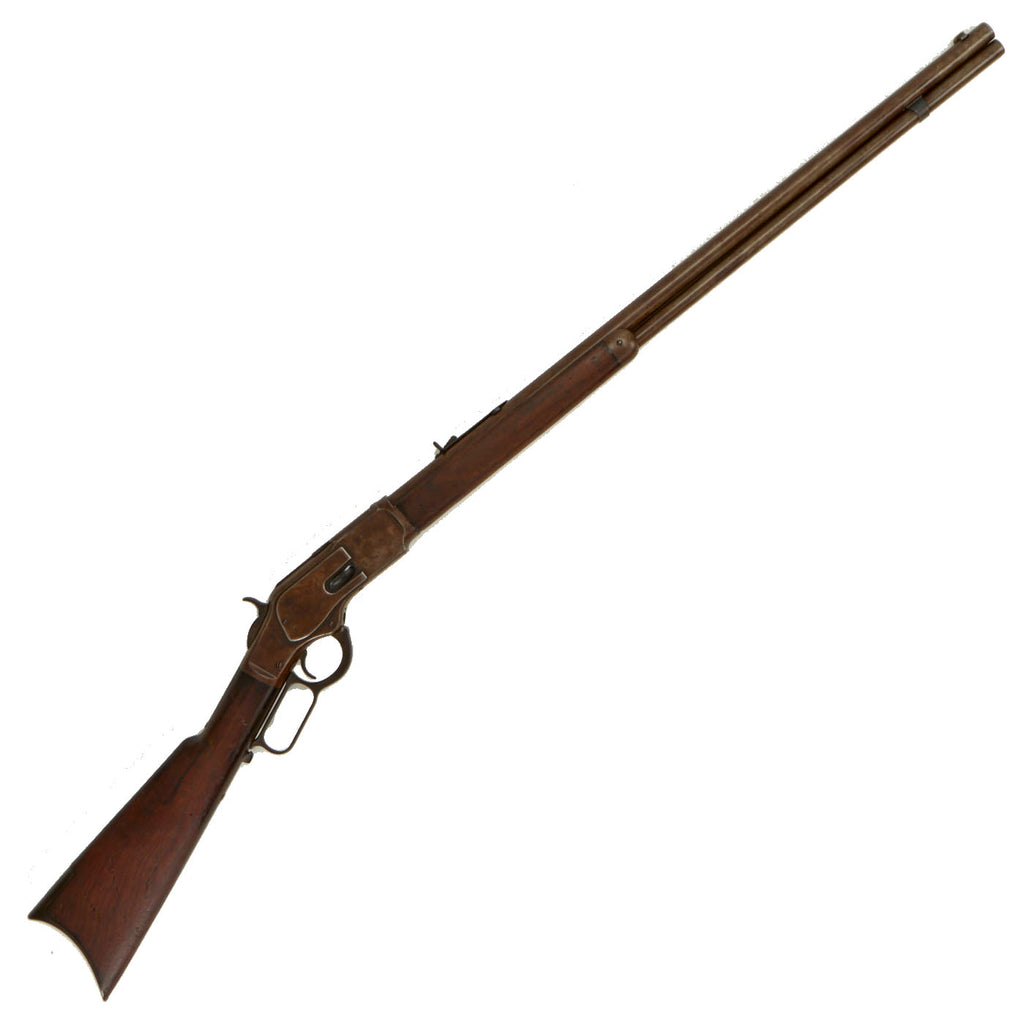 Original U.S. Winchester M1873 Special Order 28" Round Barrel .38-40 Rifle made in 1884 with Research - Serial 147807A Original Items