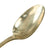 Original Iraq War Saddam Hussein Silver Plated Oval Pattern Teaspoon with Iraq Coat of Arms - Manufactured by Christofle of France Original Items