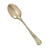 Original Iraq War Saddam Hussein Silver Plated Formal Hexagonal Pattern Spoon with Iraq Coat of Arms - Manufactured by Christofle of France Original Items