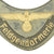 Original German WWII Mid War Feldgendarmerie Gorget with Phosphorescent Paint and Neck Chain Original Items