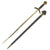 Original German WWII Early Luftwaffe Officer Sword by Paul Weyersberg with Waffen Mark 5 - Nickel Plated Blade Original Items