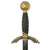 Original German WWII Early Luftwaffe Officer Sword by Paul Weyersberg with Waffen Mark 5 - Nickel Plated Blade Original Items